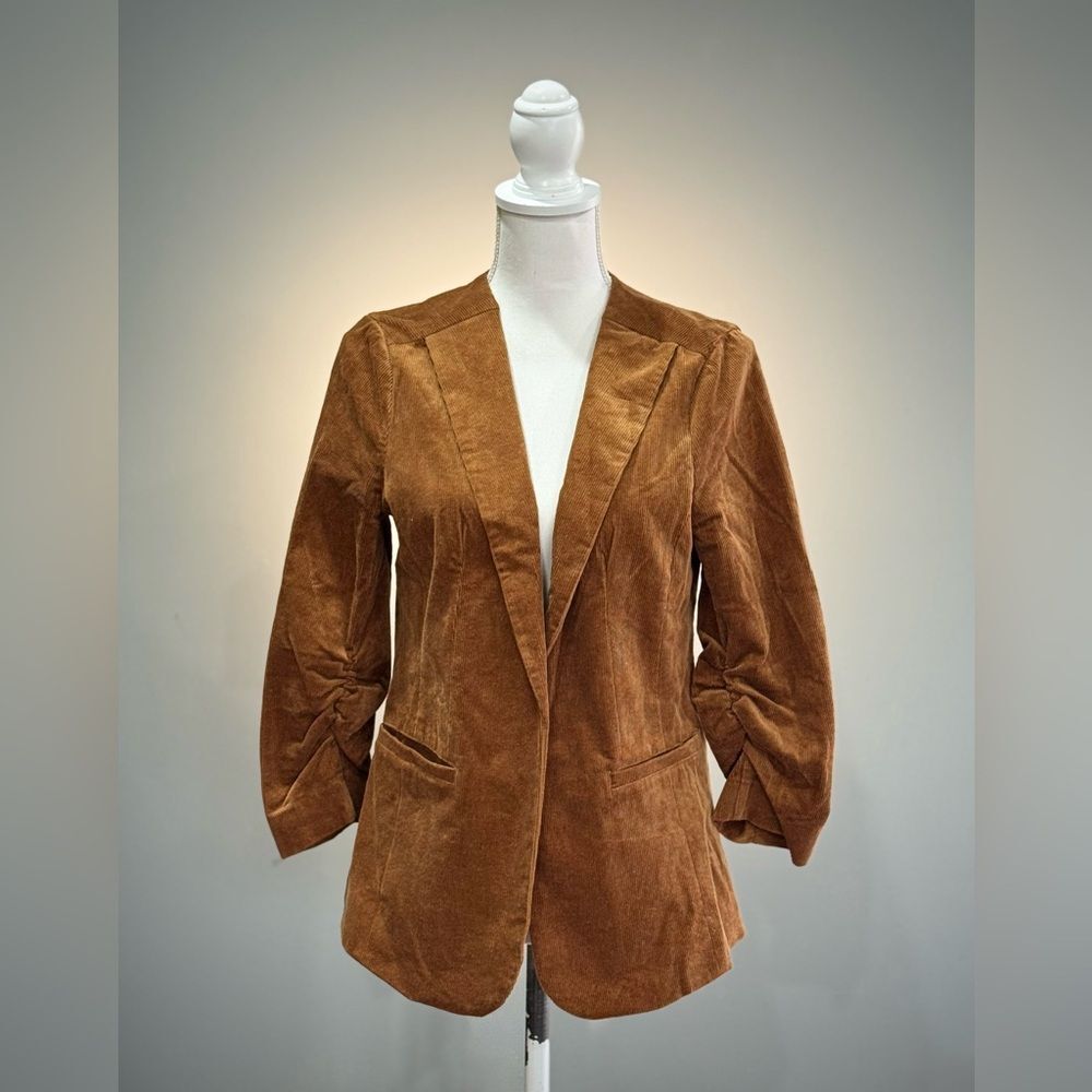 Brown Skies are Blue Corduroy Blazer Size M EUC